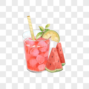 夏天西瓜汁饮料果汁图片