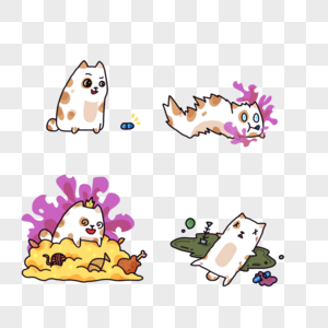 国际禁毒日漫画国际禁毒日好奇害死猫漫画素材