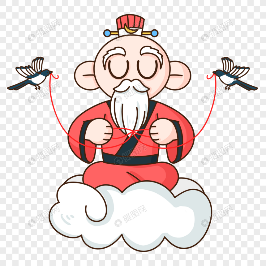 七夕月老牵红线