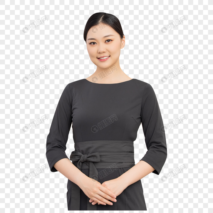 美容院女性服务人员形象图片