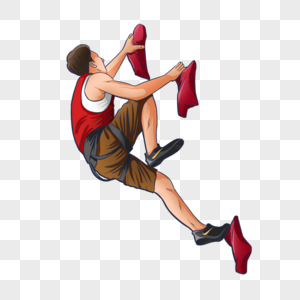 雁荡山悬崖峭壁元素  |创意微距小人元素  |手绘山峰元素  |卡通攀 