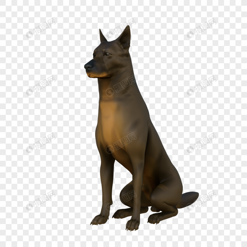 猎犬3d模型图片
