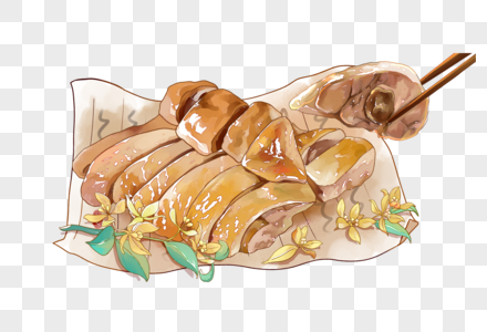 鸭鸭logo元素素材