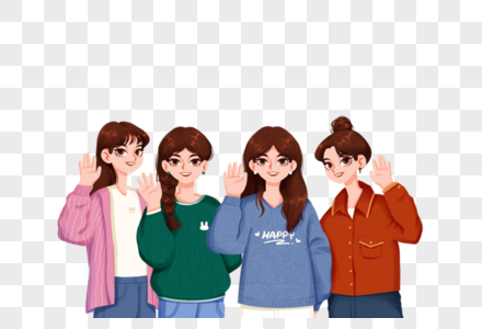 十人四追元素素材