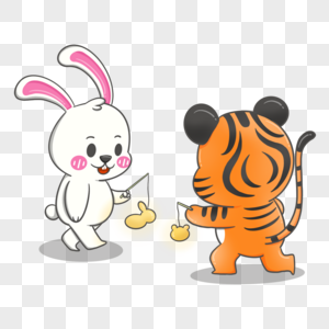 老虎老虎兔子融合兔子头像图片_老虎老虎兔子融合兔子头