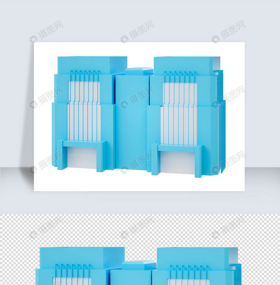 节日活动c4d元素图片