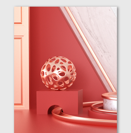 红色暖背景图片