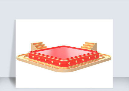 节日活动底座c4d元素高清图片