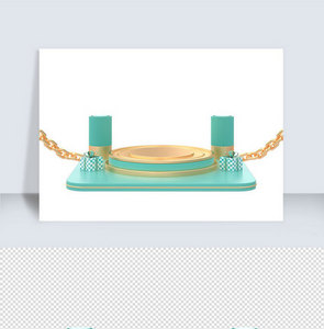 活动促销c4d底座元素图片