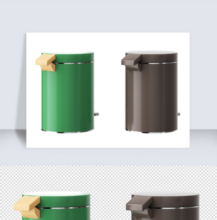 垃圾桶c4d元素图片