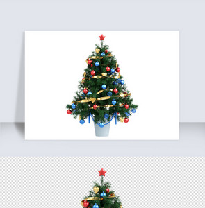 圣诞树c4d节日活动元素图片