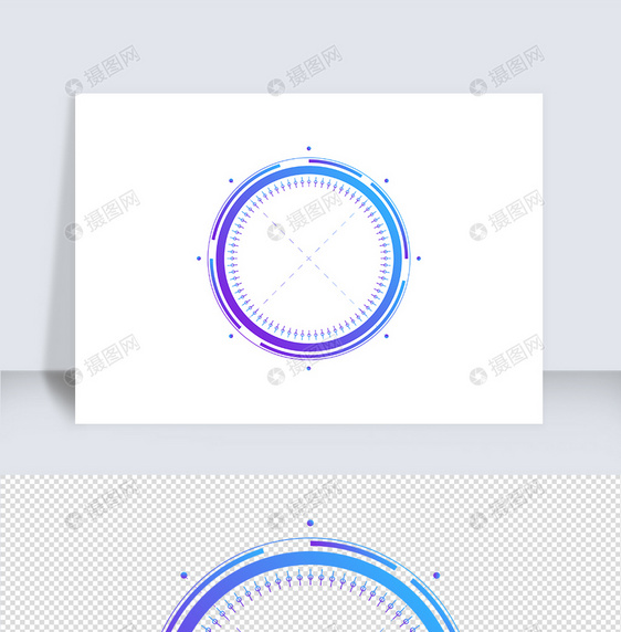 智能渐变色科技边框（十一）图片