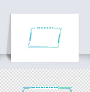 渐变可视化科技感边框（十六）图片