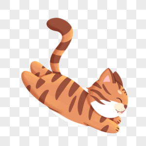 奔跑的小猫猫咪小猫跑图片素材