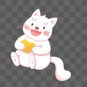 吃月饼的小猫高清图片