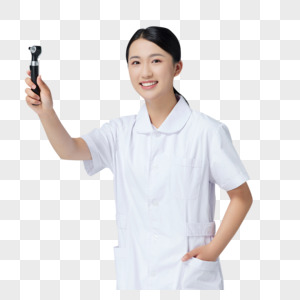 青年女性护士职业形象图片