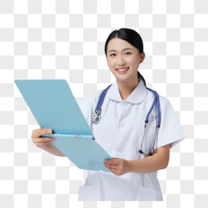 青年女性护士职业形象图片