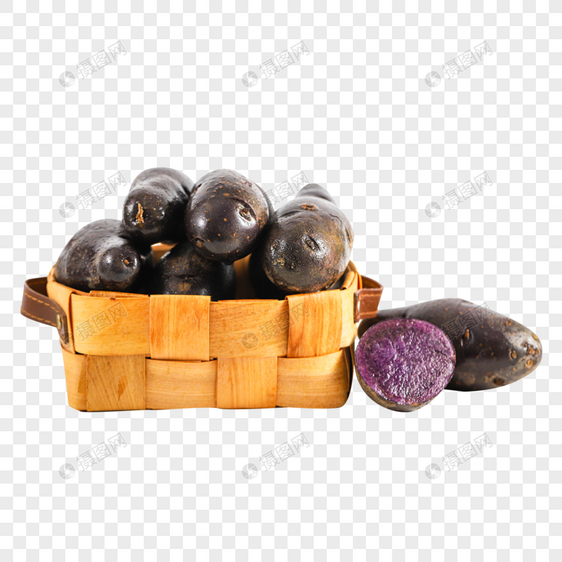紫色土豆图片