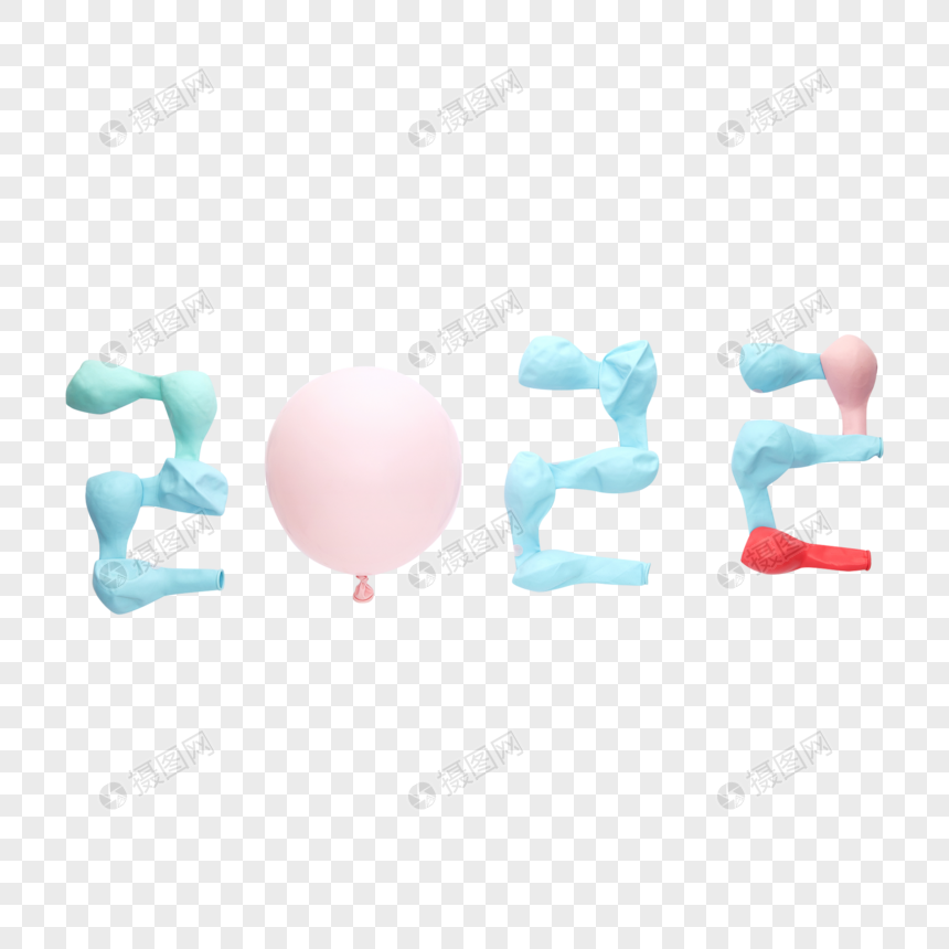 创意趣味彩色气球2022图片