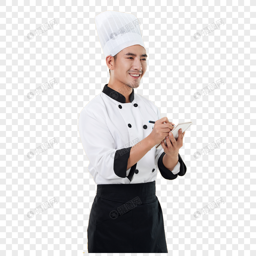 正在点餐的厨师图片