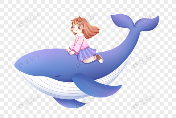 女孩与鲸鱼图片