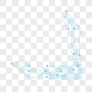 科技专线电路板线高清图片