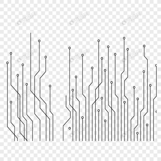 矢量电子电路板设计图片