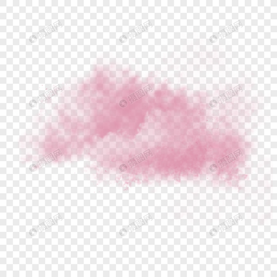 烟雾粉尘粉色云朵图片