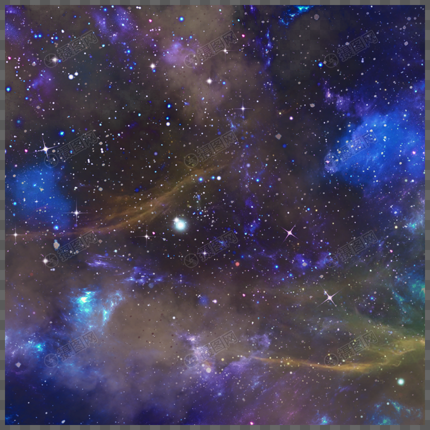 夜空中的宇宙银河图片