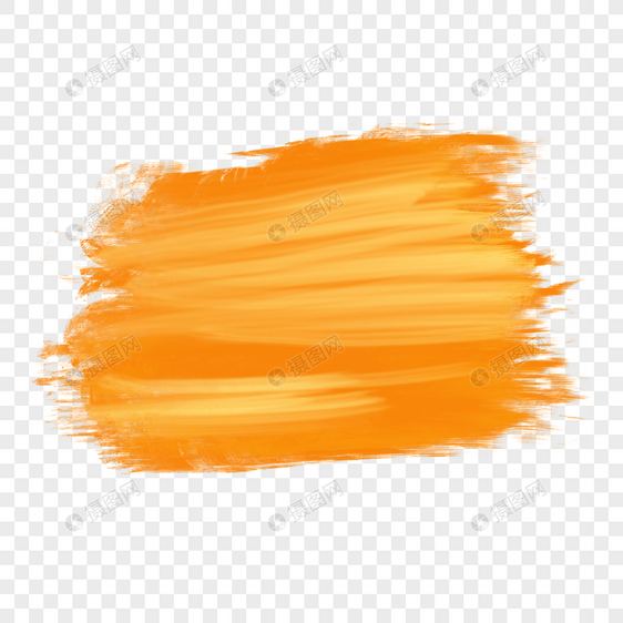 橙色水彩渐层厚涂叠图抽象纹理笔画笔触图片