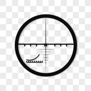 狙击步瞄准环瞄准镜图片高清图片