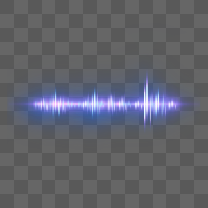 紫色声波均衡器光效图片