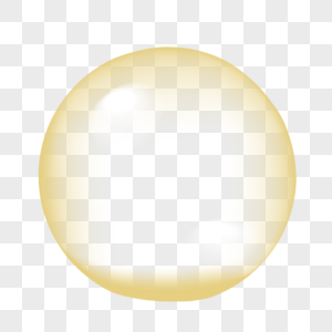 金色大气气泡效果元素图片