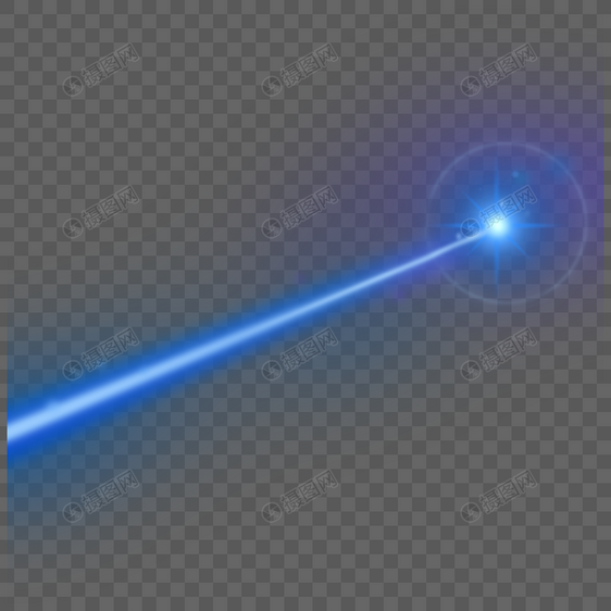 蓝色激光抽象射线光束图片