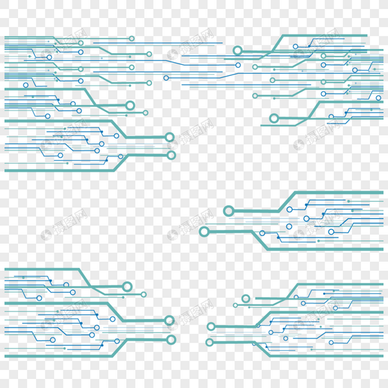 矢量电路芯片纹理背景免费下载图片