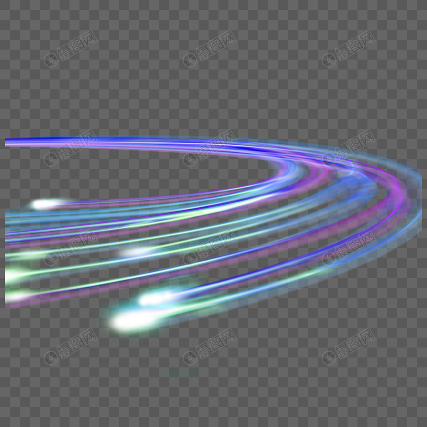 流线运动速度光效图片