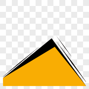 黄色和黑色形状设计背景图片