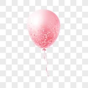 气球椭圆形状粉色图案图片