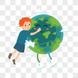世界地球日爱护环境的小朋友图片