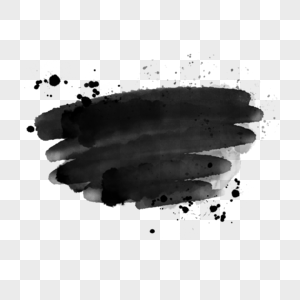 黑色水墨晕染涂抹飞溅抽象艺术图片