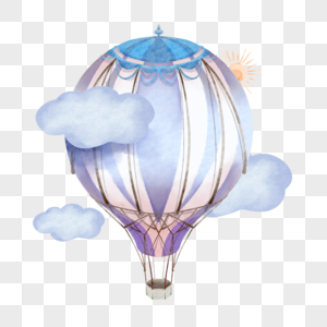 乘坐飞行器热气球图片