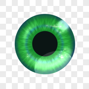 3d人眼球绿色瞳孔图片
