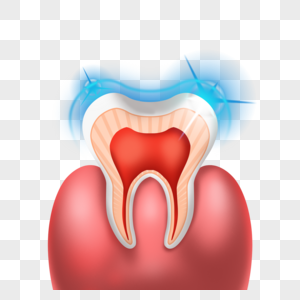 健康牙龈光效牙齿健康高清图片