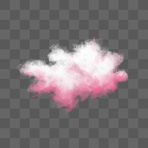 写实风格自然景象粉色云朵图片
