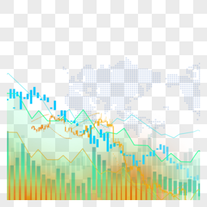 股票走势条形折线图图片