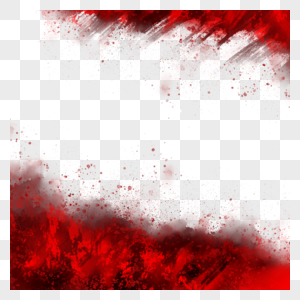 万圣节红色抽象血液边框图片