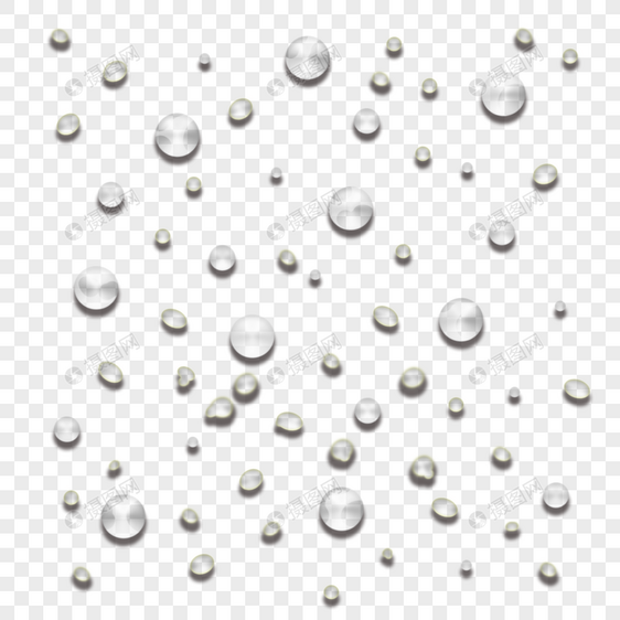 3d写实水珠质感图片
