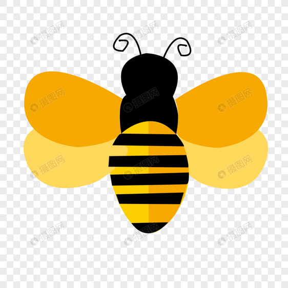 蜂蜜和蜜蜂设计矢量素材图片