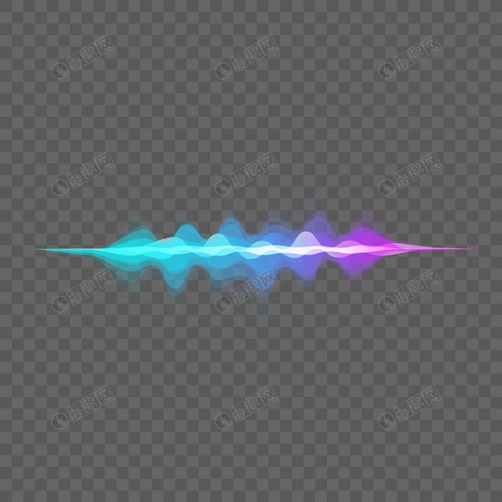 抽象运动多彩紫色蓝色声音语音音乐概念声波均衡器图片