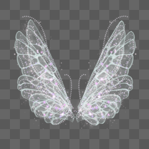 抽象蝴蝶翅膀效果高清图片